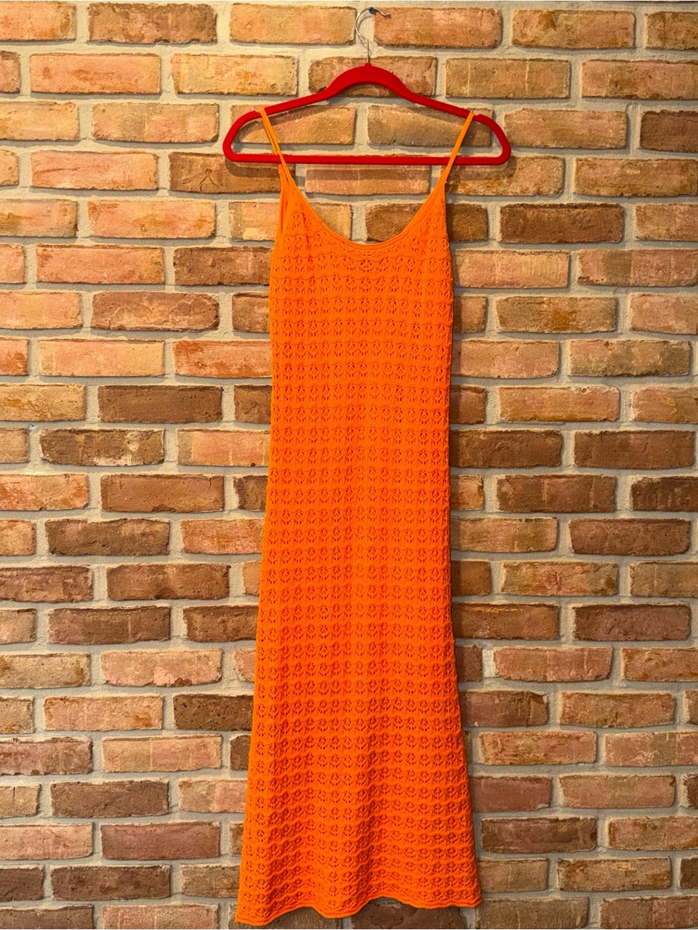 VICI Orange Crochet Maxi Dress | Boho Summer Dream 🧡